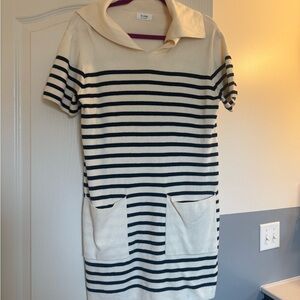 Bluivy Cream and Purple Knit Top